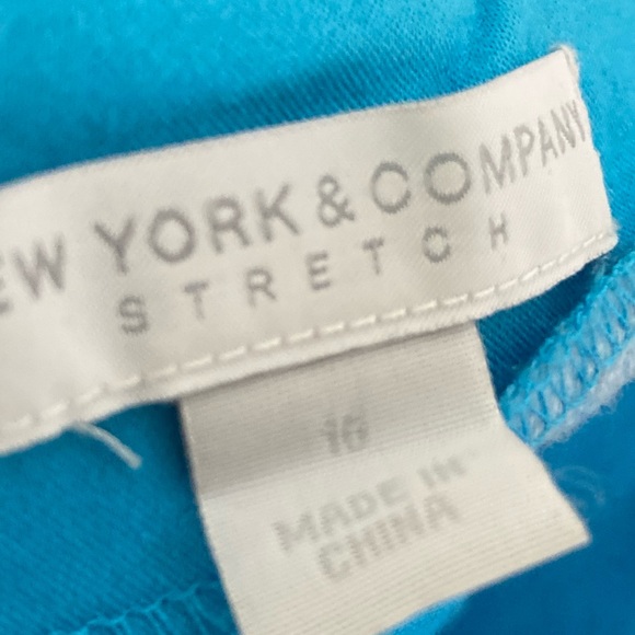 New York & Company pencil skirt Blue Size 16 (Cart E-118) - Picture 4 of 4